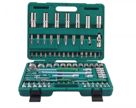 Набор головок торцевых 1/2&quot;DR 10-32мм 1/4&quot;DR 4-14мм 94предмета Jonnesway S04Н52494S 47400 купить в Муравленко