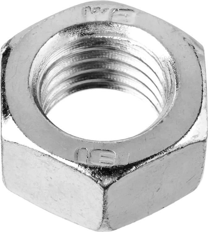Гайка ГОСТ 5927-70, M16, 2 шт, кл. пр. 6, оцинкованная, ЗУБР 303556-16 купить в Муравленко
