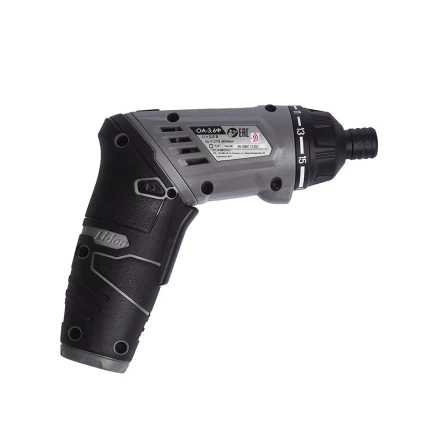 Отвертка-трансформер + фонарь ИНТЕРСКОЛ ОА-3,6Ф аккумуляторная (Li-ion, кейс) купить в Муравленко