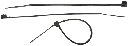 Кабельные стяжки черные КС-Ч2 нейлоновые пакет серия ПРОФЕССИОНАЛ купить в Муравленко