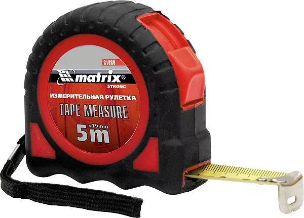 Рулетка Target 7,5 м * 25 автоматическая фиксация обрезиненный корпус  MATRIX 31083 купить в Муравленко