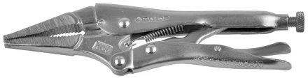 Зажим ЗУБР &quot;ЭКСПЕРТ&quot; ручной, с удлиненными губками из кованой Cr-V стали, для мест с ограниченным доступом, 225мм 22511-22 купить в Муравленко