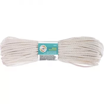 Шнур бельевой полипропиленовый с сердечником  D-3 мм L-15 м белыйELFE 93705 купить в Муравленко
