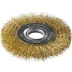 ЗУБР &quot;ПРОФЕССИОНАЛ&quot;. Щетка дисковая для УШМ, витая стальная латунированная проволока 0,3мм, 100х22мм 35187-100_z01 купить в Муравленко