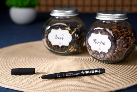 ЗУБР МП-50 черный, 0.5 мм перманентный маркер (06321-2) купить в Муравленко