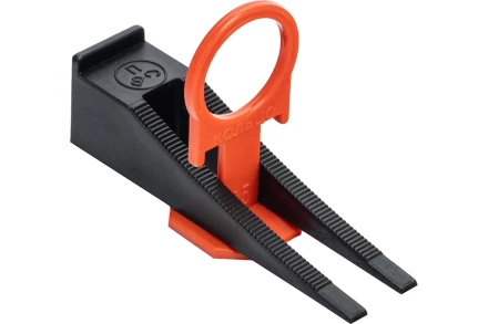 Комплект зажим + клин для системы выравнивания плитки СВП Кольцо, 250/250 шт. в коробе Сибртех 88114 купить в Муравленко