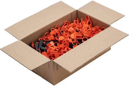 Комплект зажим + клин для системы выравнивания плитки СВП Кольцо, 250/250 шт. в коробе Сибртех 88114 купить в Муравленко