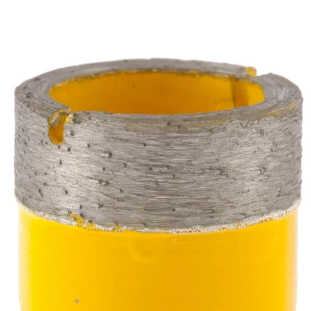 Сверло алмазное по керамограниту 27 мм мокрое резание М14 DENZEL 72682 купить в Муравленко