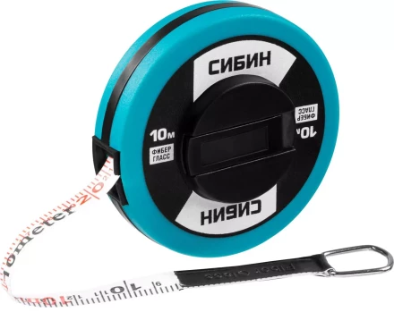 Мерная лента СИБИН фиберглассовая, 10м 34154-10 купить в Муравленко