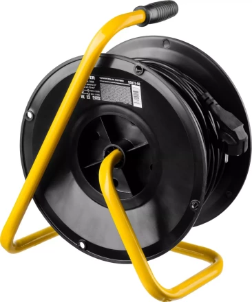 Удлинитель на катушке &quot;MS 207&quot;, 40 м, 2200 Вт, 4 гнезда, ПВС 2x0,75 мм2, STAYER 55073-40 купить в Муравленко