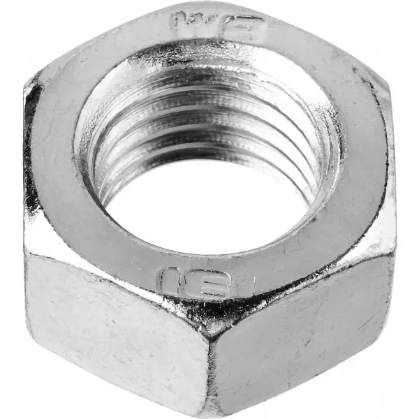 Гайка ГОСТ 5927-70, M6, 25 шт, кл. пр. 6, оцинкованная, ЗУБР 303556-06 купить в Муравленко