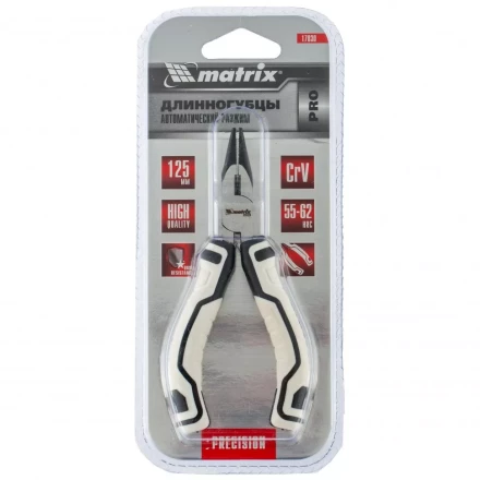 Длинногубцы Mini 125 мм прямые авторазжим Pro Matrix 17830 купить в Муравленко