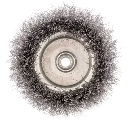 Щетка для УШМ 150 мм М14 чашка витая проволока Сибртех 746077 купить в Муравленко