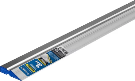 Правило ЗУБР алюминиевое, профиль &quot;ДВУХВАТ&quot; с ребром жесткости, 3м 10721-3.0 купить в Муравленко