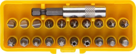 Набор STAYER Биты &quot;MASTER&quot; POCKET с адаптером в пластмассовом боксе, 21 предмет 2-26087-H21 купить в Муравленко