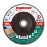 Круг Лепестковый Торцевой (КЛТ) HAMMER КЛТ 1 Ф180х22 Р40 213-030 купить в Муравленко