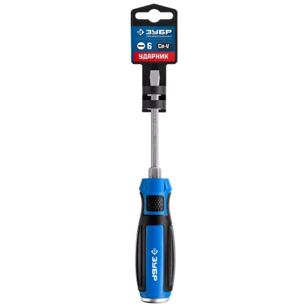 ЗУБР Ударник, SL6 х 100 мм, ударная отвертка, Профессионал (25271-6) купить в Муравленко