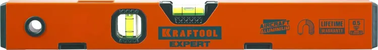 Уровень KRAFTOOL "PROKRAFT-M" коробч. магнит., 2 ампулы, 0,5 мм/м, 400мм 34712-040_z01 купить в Муравленко