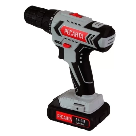 Дрель-шуруповерт аккумуляторная Ресанта ДА-14-2ЛК 75/14/4 купить в Муравленко