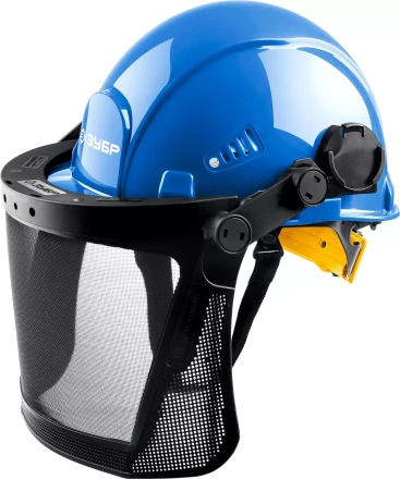 ЗУБР ЗАСЛОН-С, 190 х 339 мм, экран из мелкоячеистой сетки, защитный лицевой щиток для крепления на каске, Профессионал (110855) купить в Муравленко