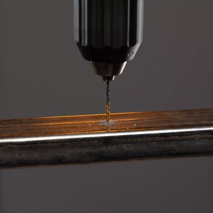 Сверло по металлу, 2 мм, HSS-Tin, Golden Tip, 10 шт. Denzel 717203 купить в Муравленко