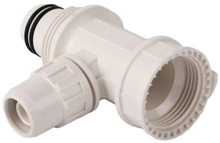 Коллектор ЗУБР &quot;ШиреФит&quot; сборный &quot;внутренняя резьба - штуцер с гайкой - штуцер с гайкой&quot;, 26мм-16мм-26мм 51516-26-16-26 купить в Муравленко