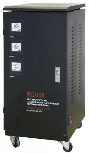 Стабилизатор трехфазный РЕСАНТА АСН-30000/3-ЭМ купить в Муравленко