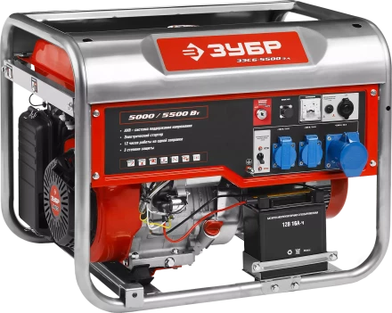Генератор бензиновый ЗЭСБ-5500-ЭА серия МАСТЕР купить в Муравленко