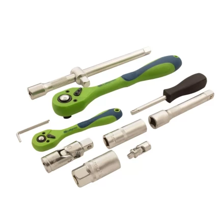 Набор инструментов 108 предметов, CrV, 1/2&quot;, 1/4&quot; Сибртех 13511 купить в Муравленко