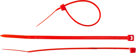 Кабельные стяжки красные КС-К1 нейлоновые промфасовка серия ПРОФЕССИОНАЛ купить в Муравленко