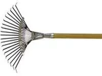 Грабли веерные 20 зубьев с черенком оксидированные плоский зуб  СИБРТЕХ Россия 61779 купить в Муравленко