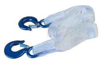 Ремень буксировочный 10т К. L=8.0 м 90 мм в 1 слой с двумя Кч 3.2 т 320А купить в Муравленко