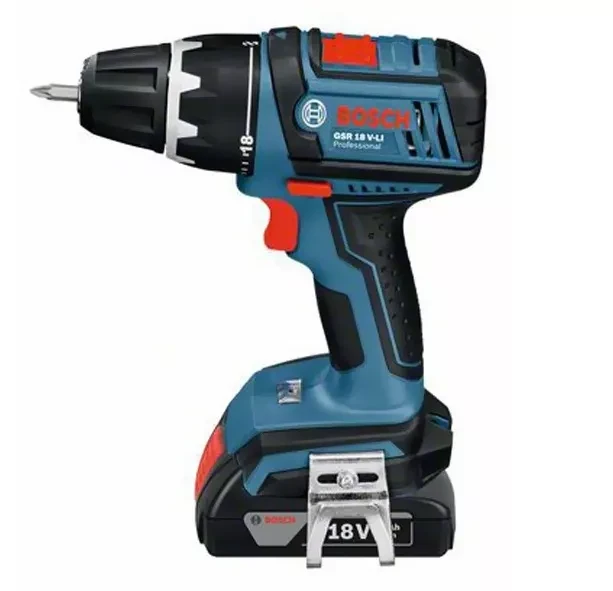 Аккумуляторная дрель-шуруповерт BOSCH GSR 18 V-LI (0.601.866.10J) купить в Муравленко