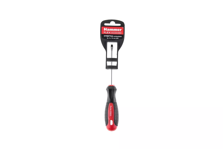 Отвертка HAMMER 601-018 SL-3x75мм купить в Муравленко