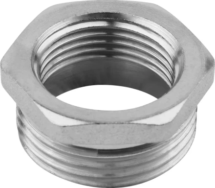 Футорка ЗУБР &quot;ЭКСПЕРТ&quot;, никелированная латунь, 1/2&quot; х 3/8&quot; 51281-1/2-3/8 купить в Муравленко