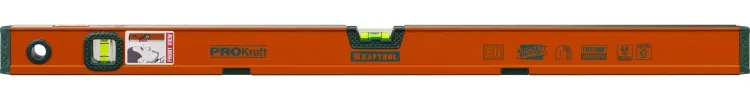 Уровень KRAFTOOL "KRAFT-MAX" магнитный, особо усилен, 2 ампулы, 2 фрезерованные базовые поверхности, 80см 34575-080 купить в Муравленко