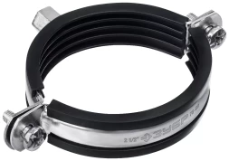 ЗУБР 2 1/2, М8/М10, цинк, 10 шт, трубный хомут с гайкой (37880-75-80)