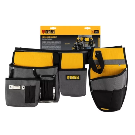 Пояс монтажника, сумки поясные, кобура для шуруповерта// Denzel 90291 купить в Муравленко