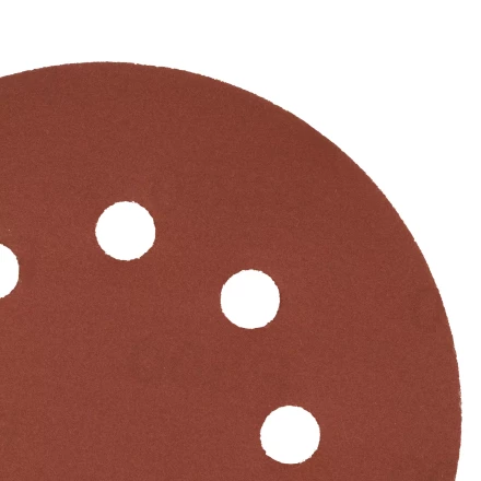 Круг абразивный на ворсовой подложке под &quot;липучку&quot;, перфорированный, P 500, 125 мм, 5 шт Сибртех 738157 купить в Муравленко
