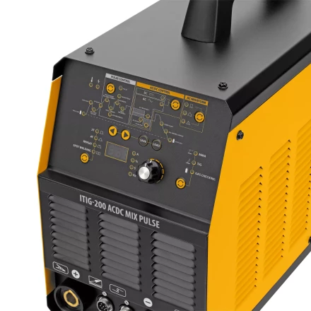Аппарат инвертор. аргонодуговой сварки ITIG-200 ACDC Mix Pulse, 200 А, ПВ 60%// Denzel 94319 купить в Муравленко