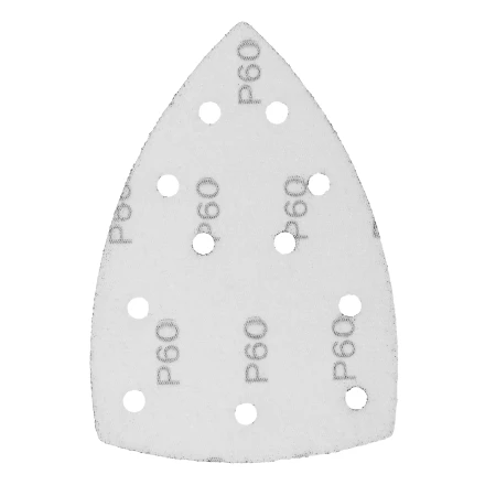 Треугольник абразивный на ворc. подложке под &quot;липучку&quot;, перф., P 60, 150х150х100 мм, 5 шт. Denzel 738587 купить в Муравленко