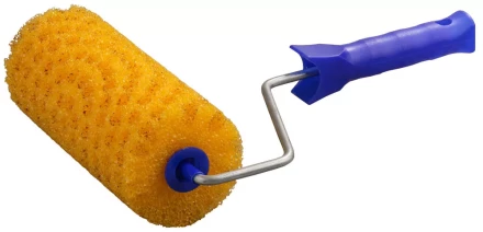 Валик &quot;СТРУКТУРНЫЙ ПОРОЛОН В ГОРОШЕК&quot; малярный в сборе, бюгель 6мм, 80x180мм, STAYER Profi 0367-18 купить в Муравленко