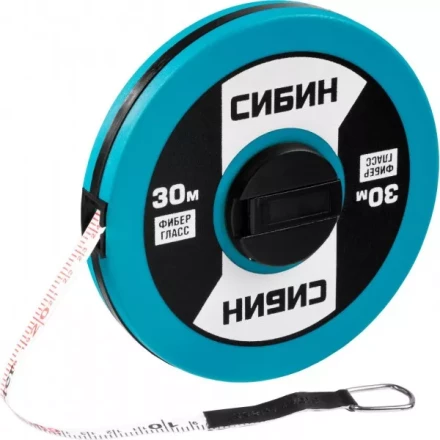 Мерная лента СИБИН фиберглассовая, 30м 34154-30 купить в Муравленко