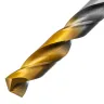 Сверло спиральное по металлу Denzel, 9 х 175 мм, Р6М5, Golden Tip, удлиненное 718262 купить в Муравленко