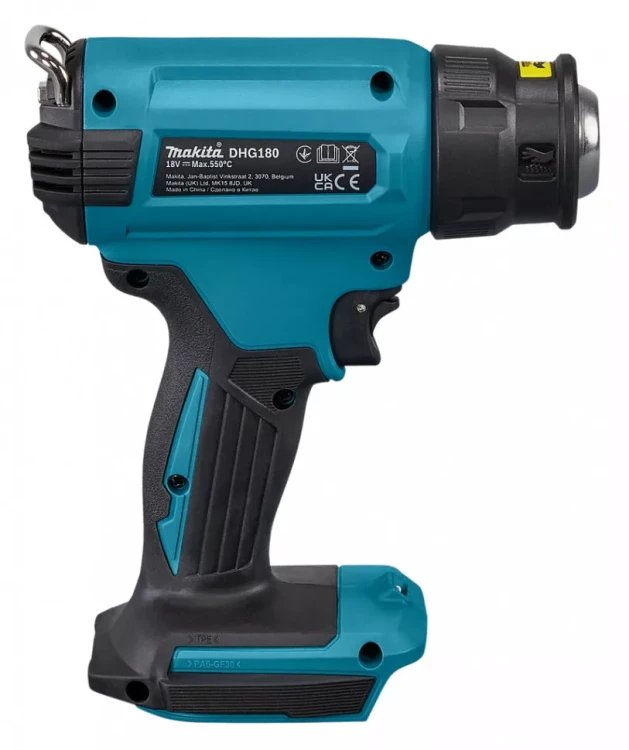 Аккумуляторный тепловой пистолет (фен) Makita DHG180ZK, LXT 18 V (без АКБ и ЗУ) купить в Муравленко