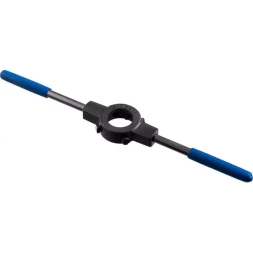 Плашкодержатель ЗУБР &quot;ПРОФЕССИОНАЛ&quot; со стопорными винтами, сталь 45, посадочный диаметр - 30 мм, высота - 11 мм, общая длина - 285 мм 28150-30