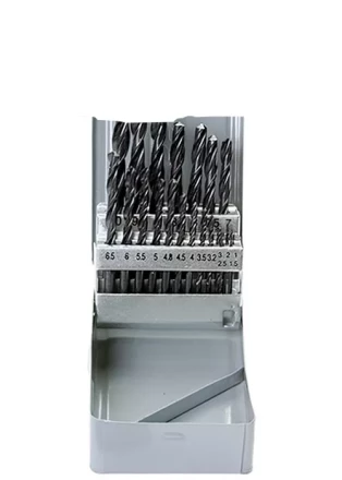 Набор сверл по металлу 1-10 мм (через 0,5 мм + 3,2 и 4,8 мм) HSS 21шт металлический бокс цилиндрический хвостовик SPARTA 723755 купить в Муравленко