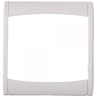 Панель СВЕТОЗАР "ЭФФЕКТ" накладная, цвет бежевый, 1 гнездо SV-54445-B
