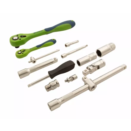 Набор инструментов 82 предмета, CrV, 1/2&quot;, 1/4&quot; Сибртех 13514 купить в Муравленко