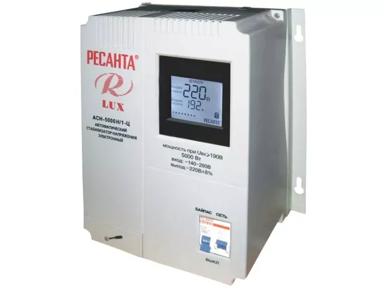 Стабилизатор АСН-5000 Н/1-Ц Ресанта Lux купить в Муравленко